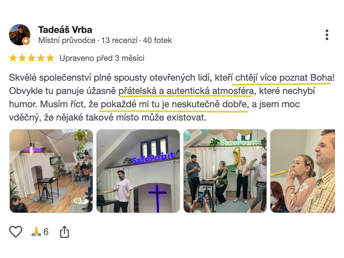 Google recenze SafePoint